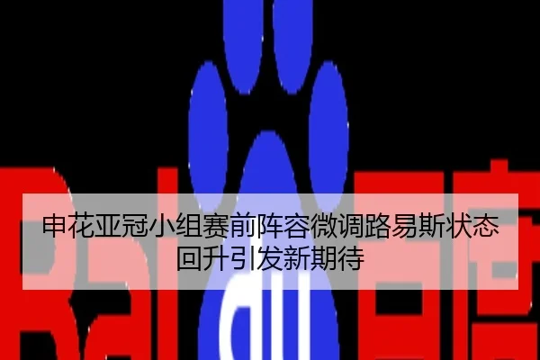 申花亚冠小组赛前阵容微调路易斯状态回升引发新期待